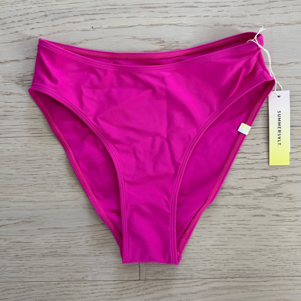 NWT Summersalt The High Leg Mid Rise Bikini Bottom